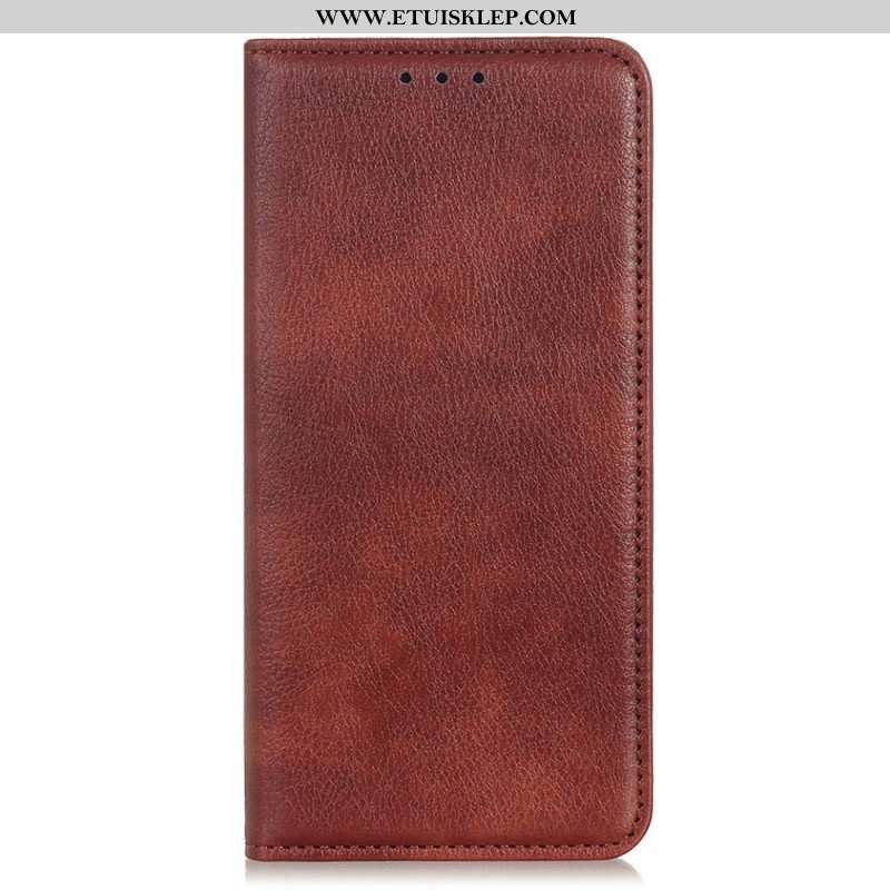 Etui Na Telefon do Xiaomi Redmi Note 11 Pro Plus 5G Etui Folio Matowa Skóra Dwoinowa